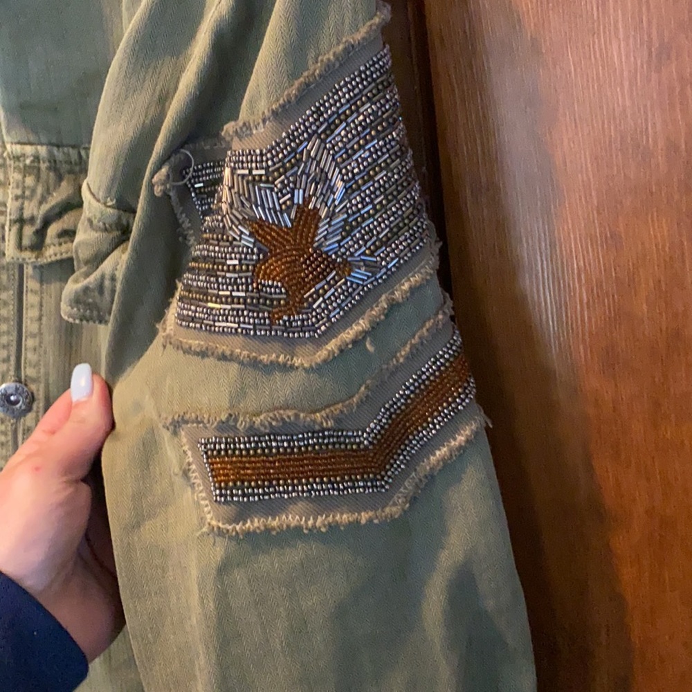 🛑SOLD Free people embellished military jacket - Picture 4 of 8